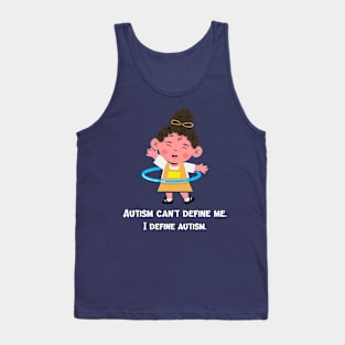 Autism Can't Define Me Neurodiversity Tank Top